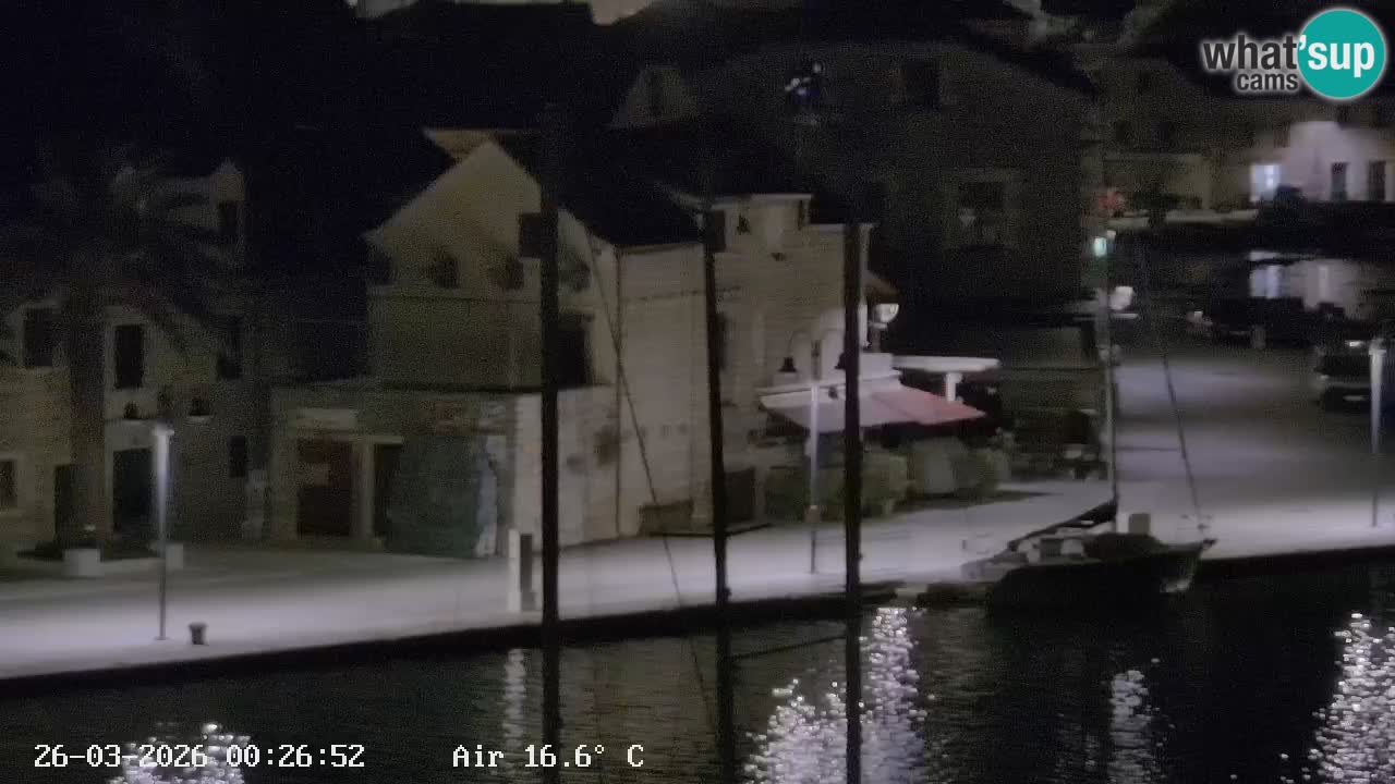 Livecam Hvar Vrboska marina | Île de Hvar | Dalmatia