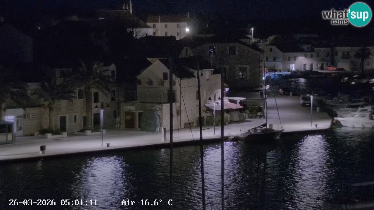 Livecam Vrboska marina | Hvar island | Dalmatia