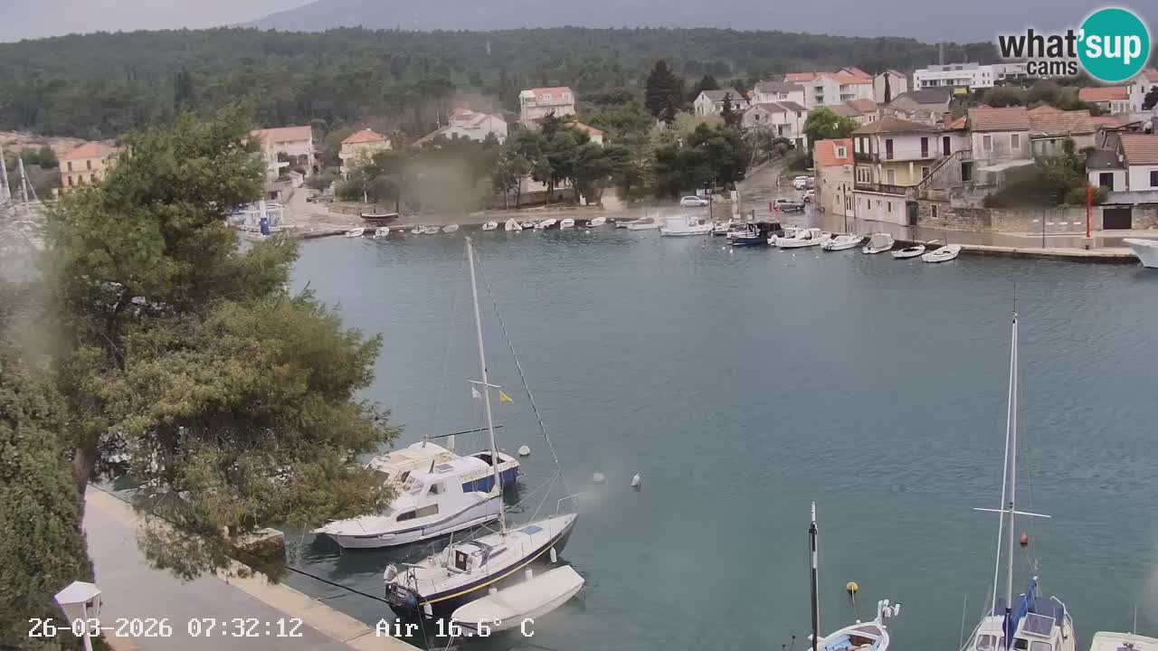 Webcam Vrboska marina | Hvar Insel | Dalmatien
