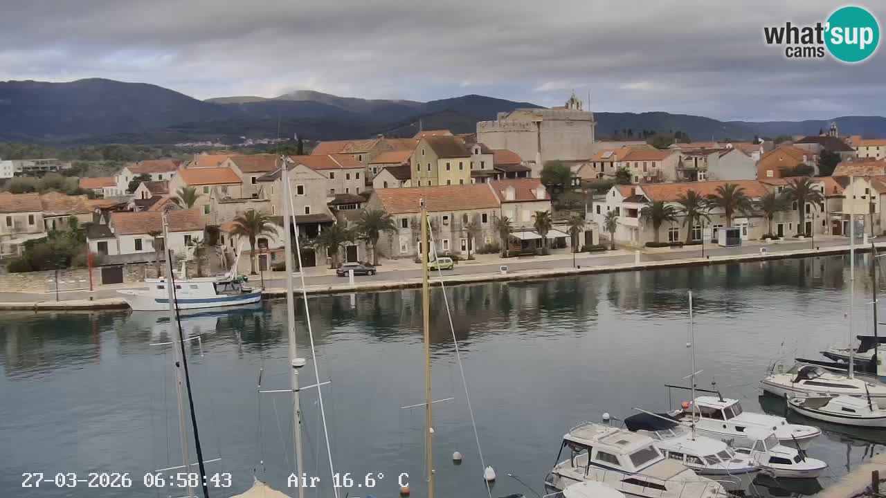 Webcam Hvar Vrboska marina | Dalmazia