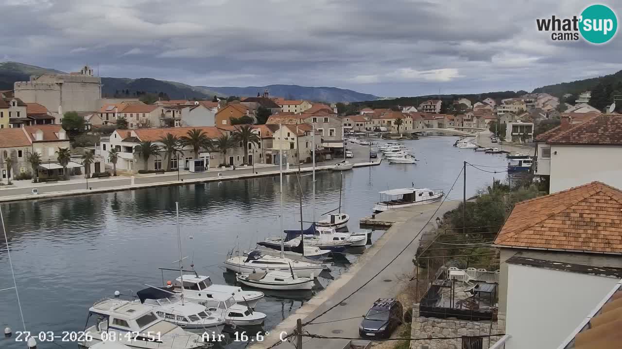 Webcam Hvar Vrboska marina | Dalmazia