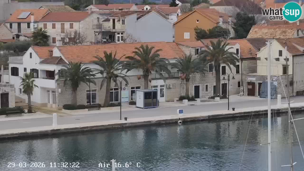 Webcam Vrboska marina | Hvar Insel | Dalmatien