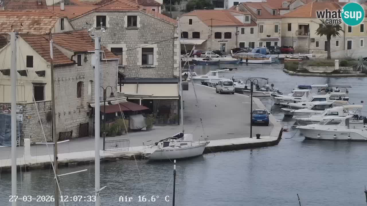 Webcam Vrboska marina | Hvar Insel | Dalmatien