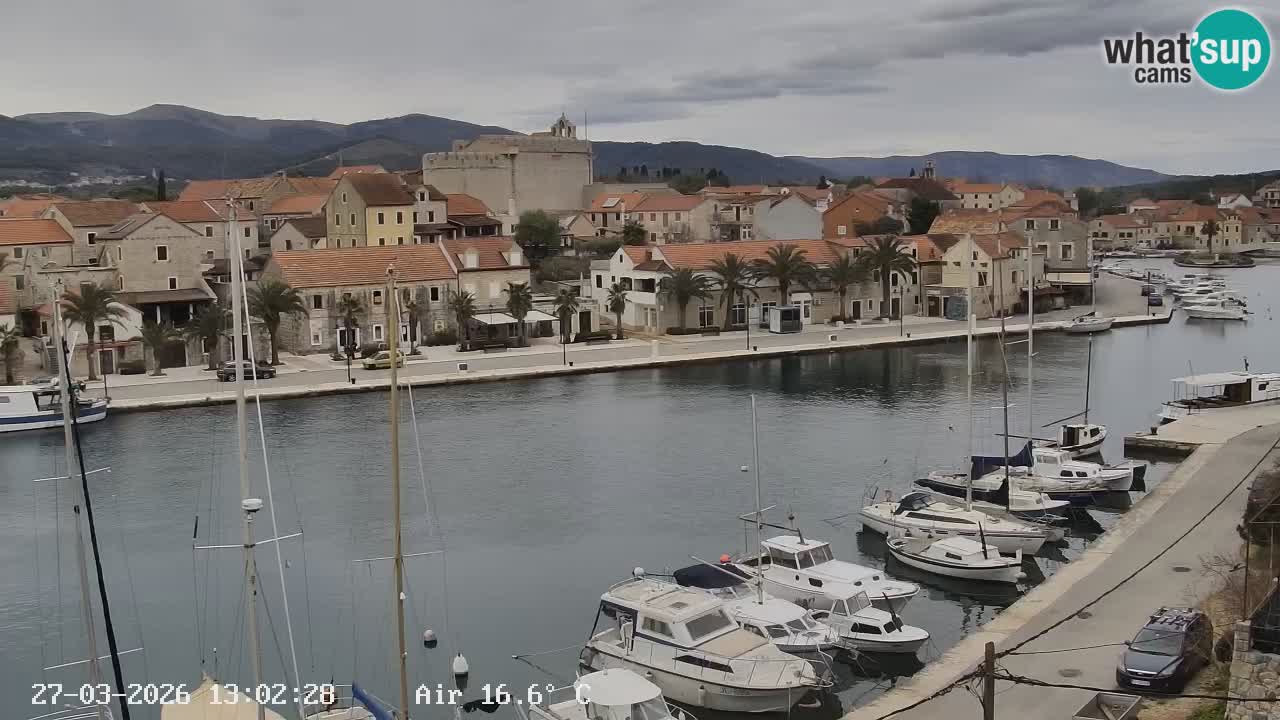 Webcam Hvar Vrboska marina | Dalmazia
