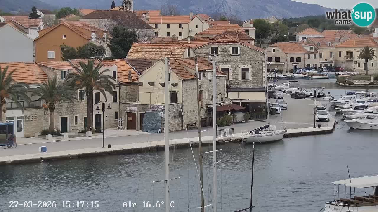 Webcam Hvar Vrboska marina | Dalmazia