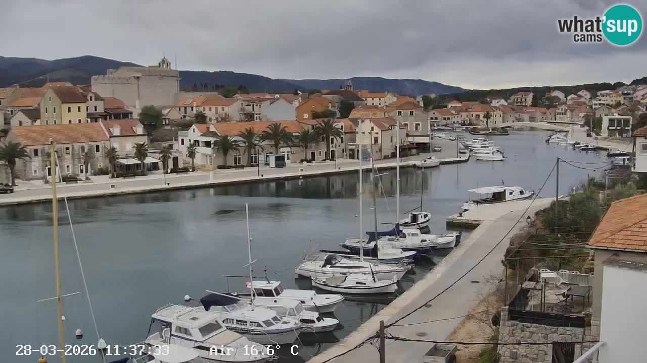 Webcam Vrboska marina | Hvar Insel | Dalmatien