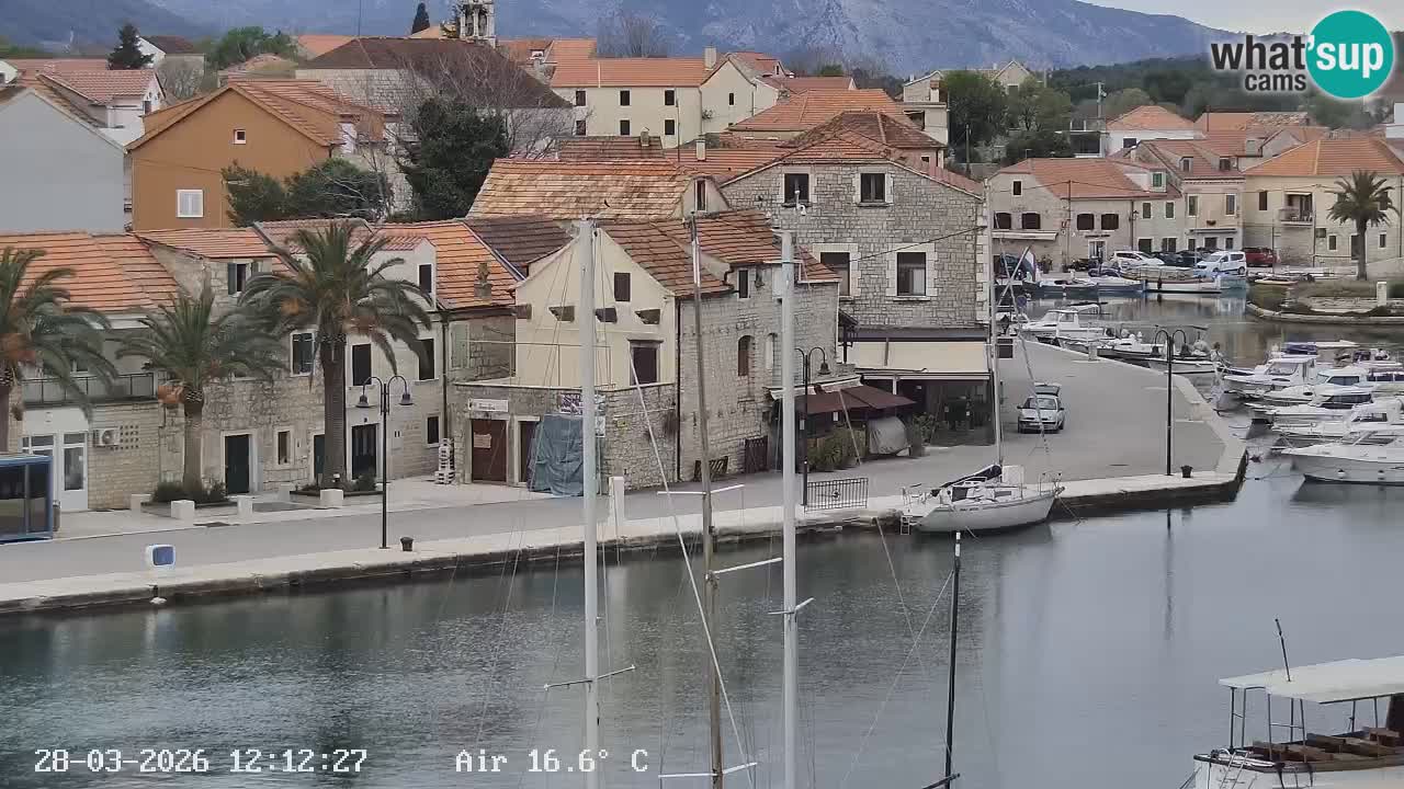 Webcam Vrboska marina | Hvar Insel | Dalmatien