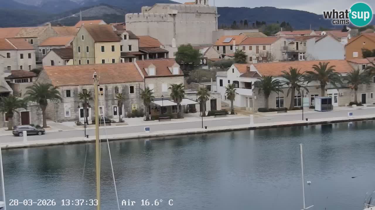 Livecam Hvar Vrboska marina | Île de Hvar | Dalmatia