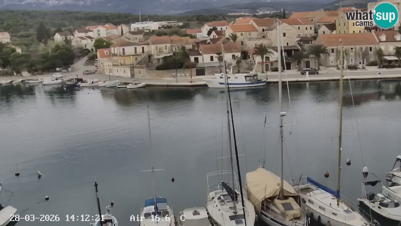 Livecam Vrboska marina | Hvar island | Dalmatia