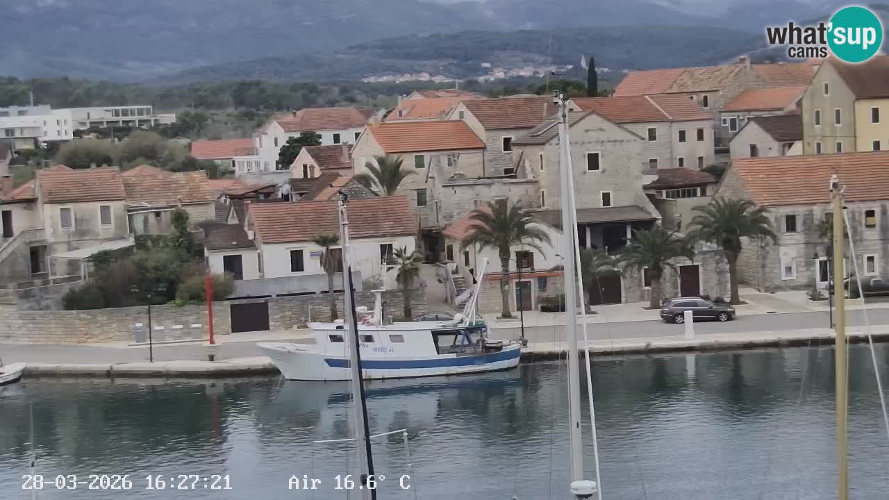 Webcam Vrboska marina | Hvar Insel | Dalmatien