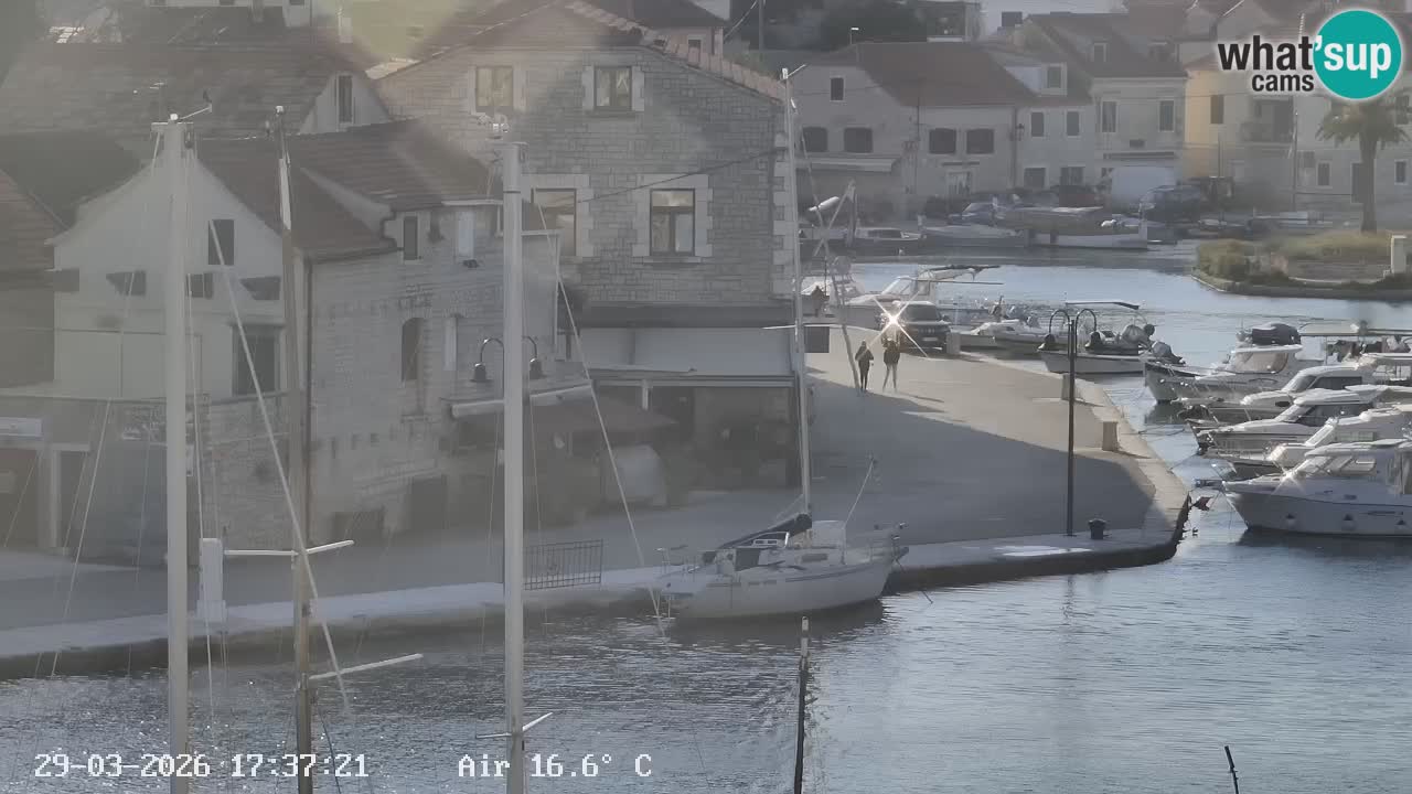 Webcam Vrboska marina | Hvar Insel | Dalmatien