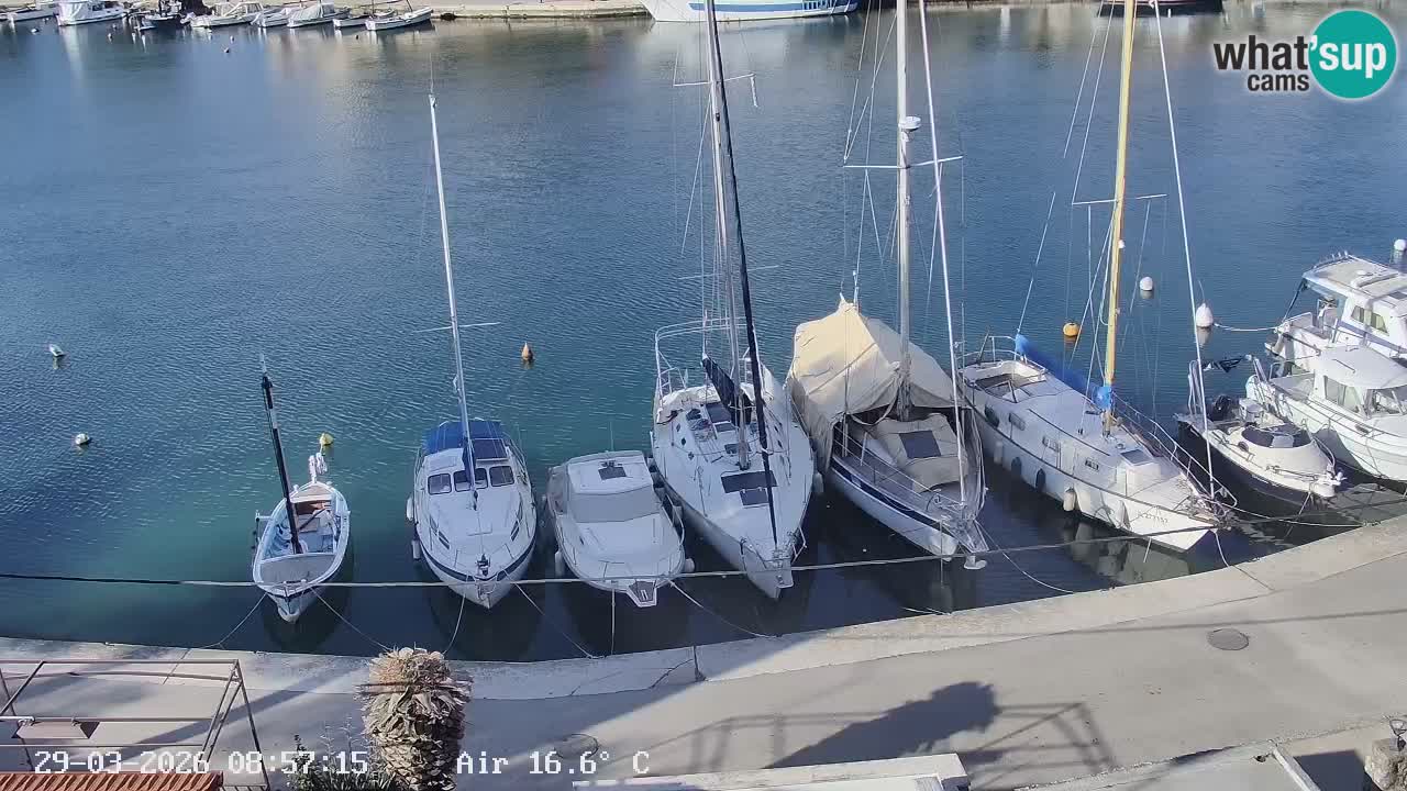 Webcam Vrboska marina | Hvar Insel | Dalmatien