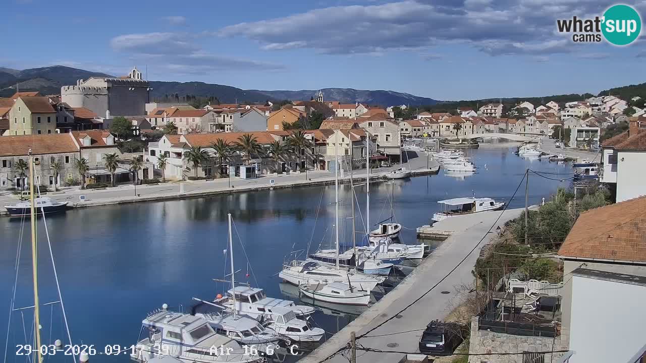 Livecam Hvar Vrboska marina | Île de Hvar | Dalmatia