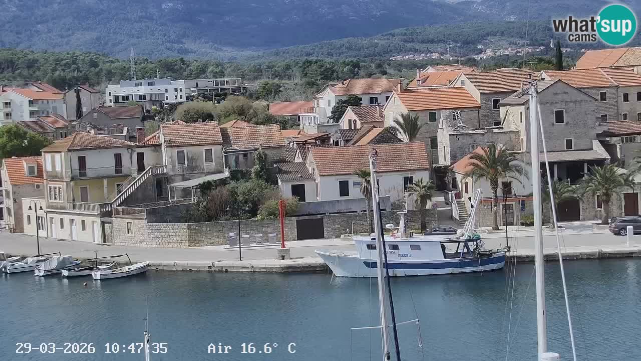 Livecam Vrboska marina | Hvar island | Dalmatia