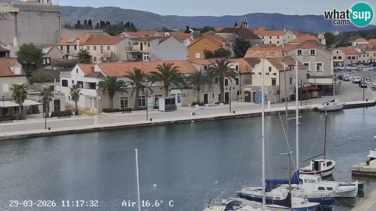 Webcam Hvar Vrboska marina | Dalmazia
