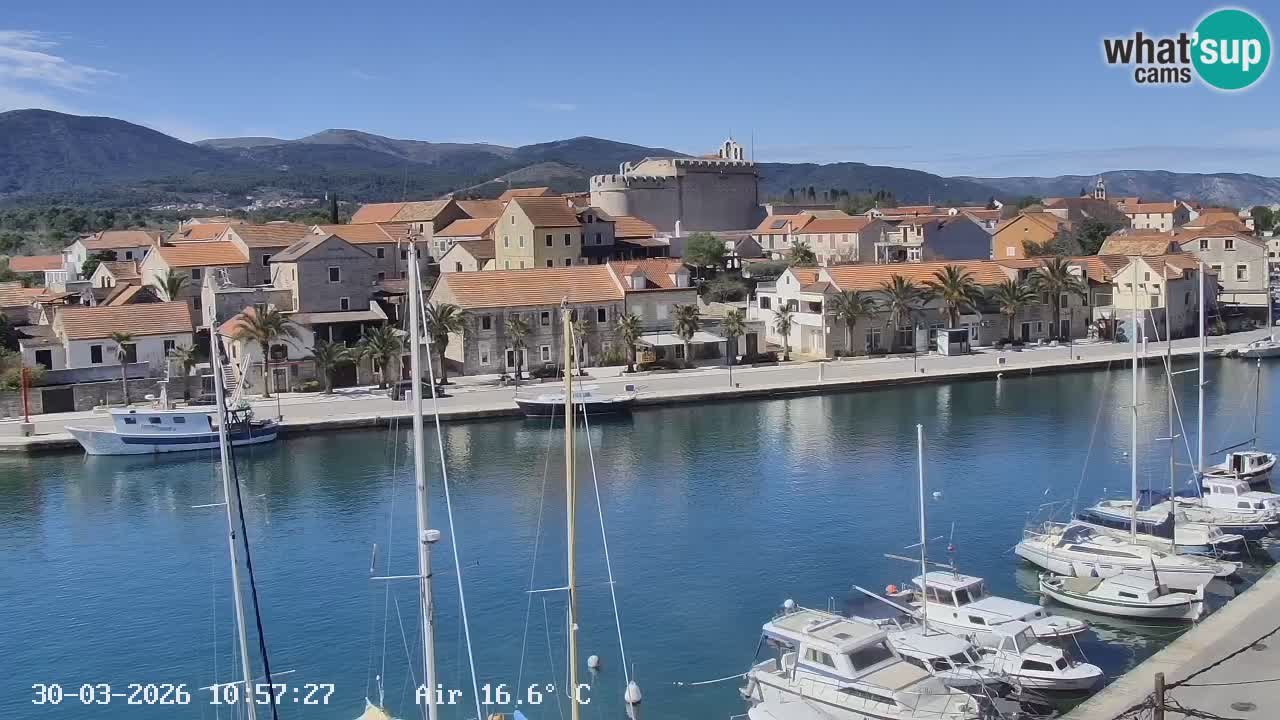 Web kamera Hvar Vrboska marina | otok Hvar | Dalmacija