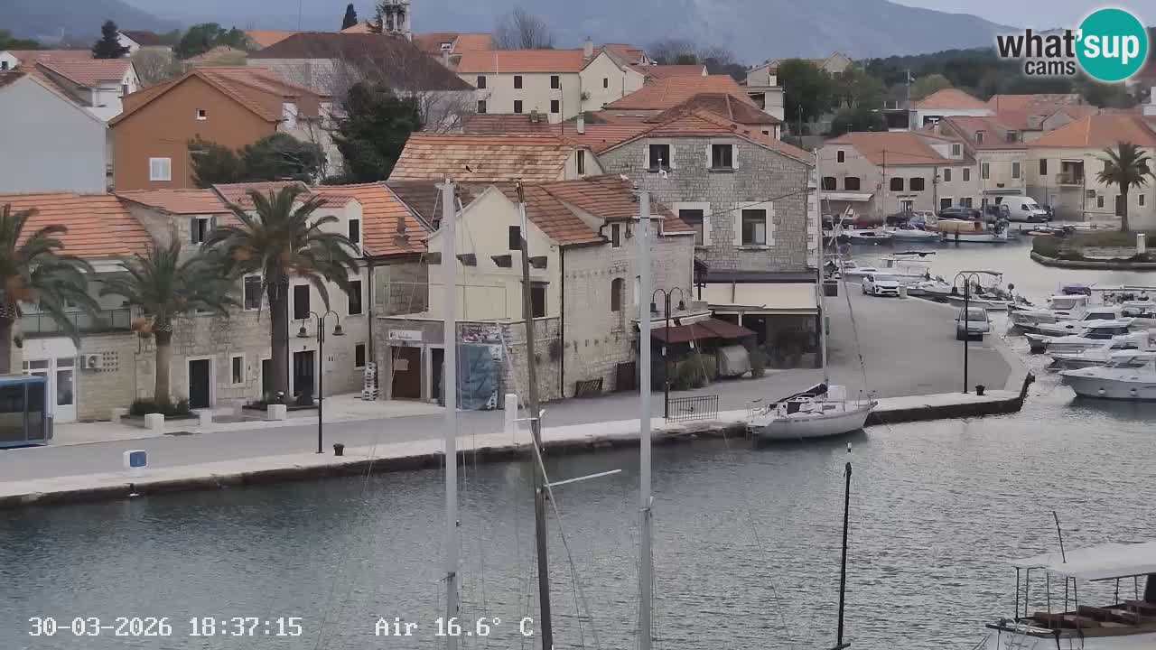 Webcam Hvar Vrboska marina | Dalmazia