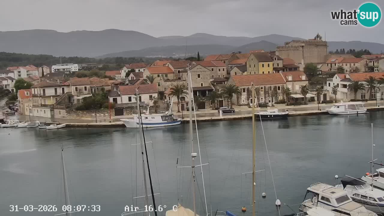 Livecam Hvar Vrboska marina | Île de Hvar | Dalmatia