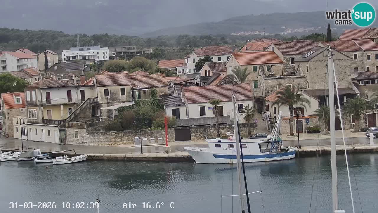 Livecam Hvar Vrboska marina | Île de Hvar | Dalmatia