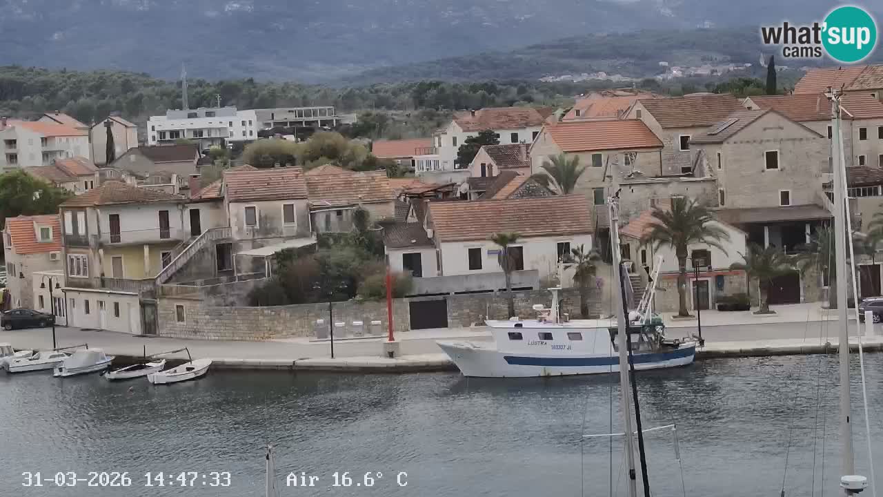 Livecam Vrboska marina | Hvar island | Dalmatia