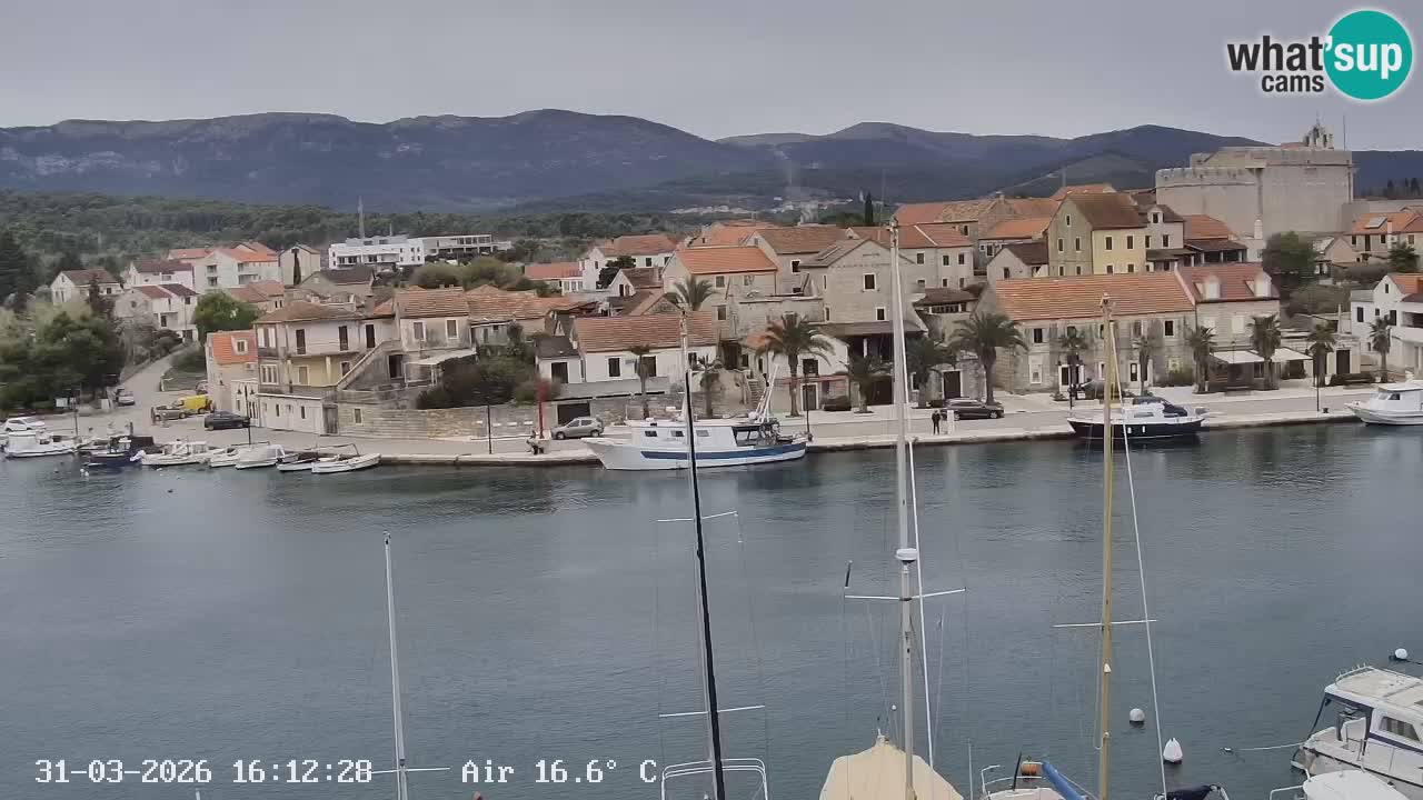 Web kamera Hvar Vrboska marina | otok Hvar | Dalmacija