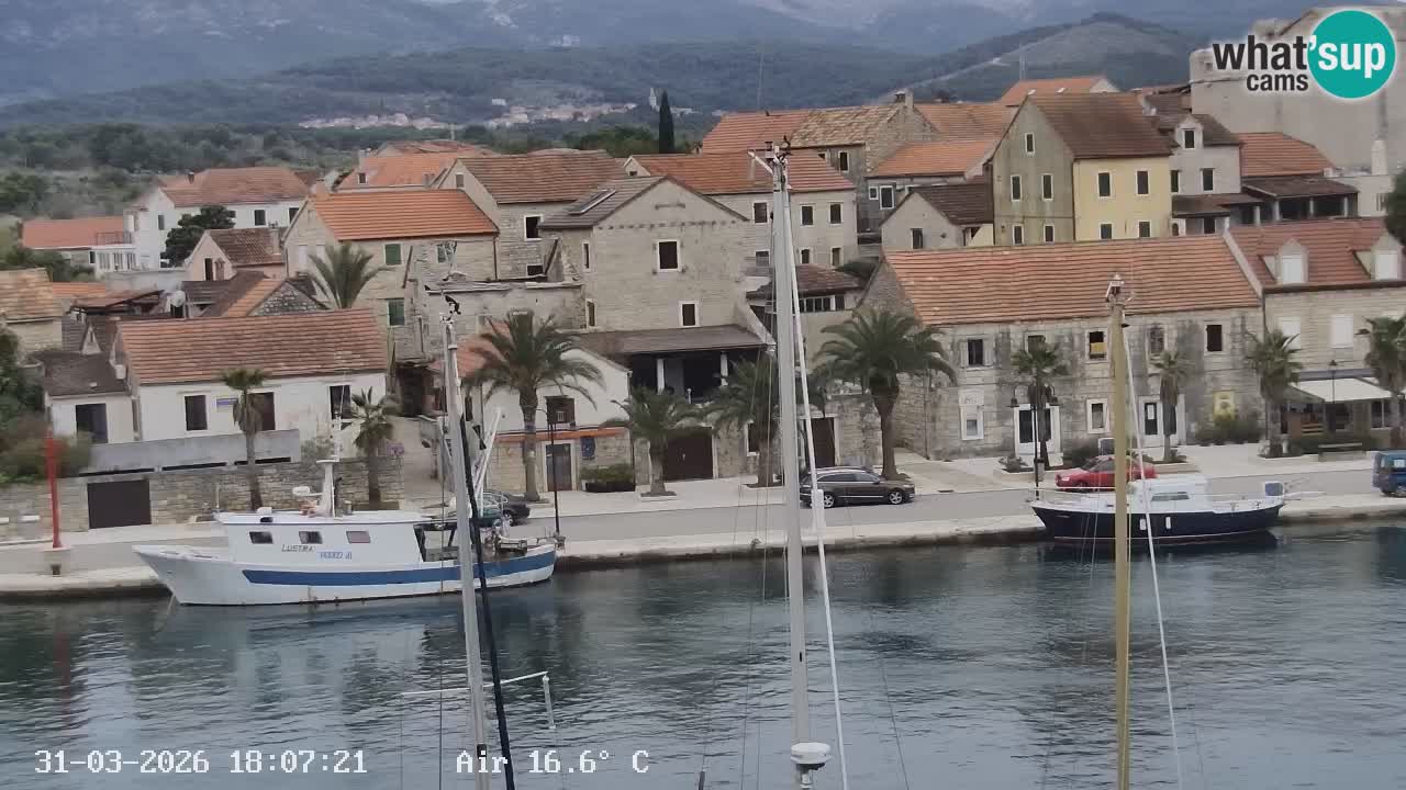Web kamera Hvar Vrboska marina | otok Hvar | Dalmacija