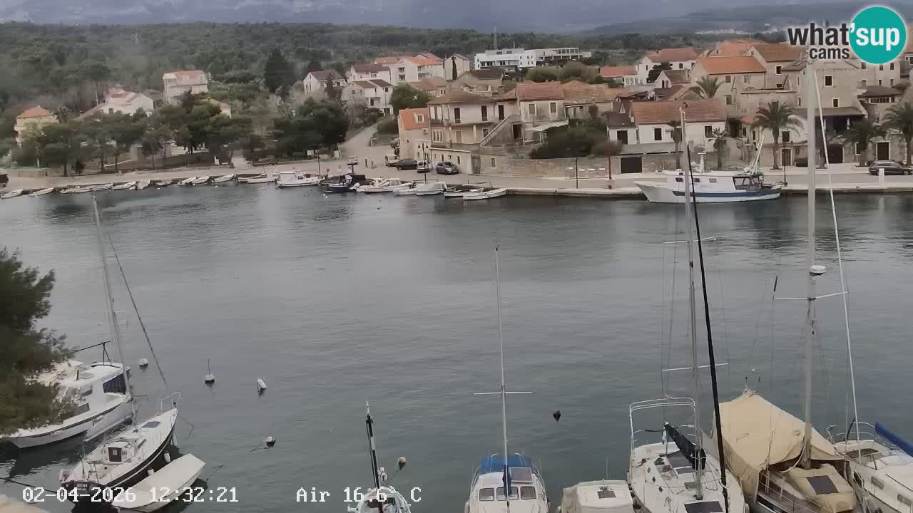 Webcam Hvar Vrboska marina | Dalmazia