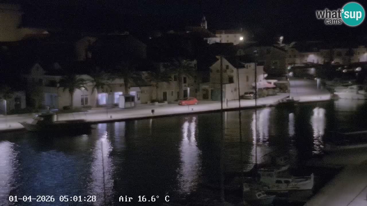 Livecam Hvar Vrboska marina | Île de Hvar | Dalmatia