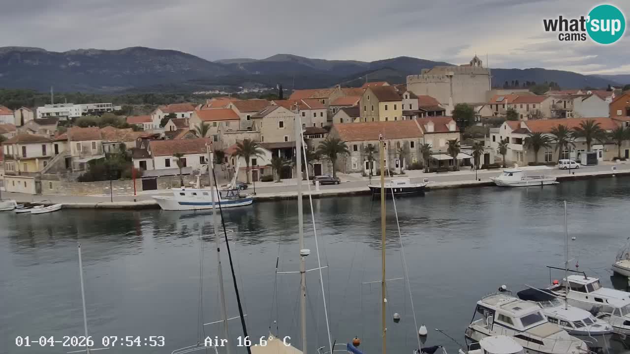 Livecam Vrboska marina | Hvar island | Dalmatia