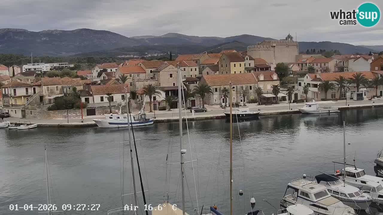 Webcam Hvar Vrboska marina | Dalmazia