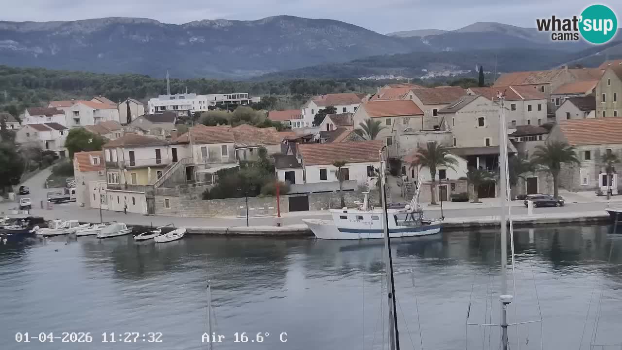 Livecam Vrboska marina | Hvar island | Dalmatia