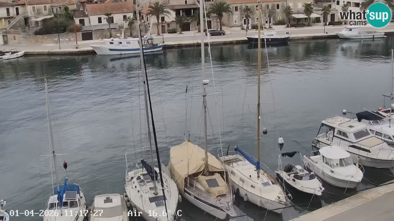 Webcam Hvar Vrboska marina | Dalmazia