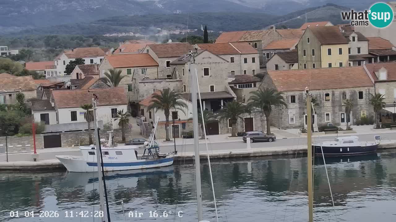 Webcam Hvar Vrboska marina | Dalmazia