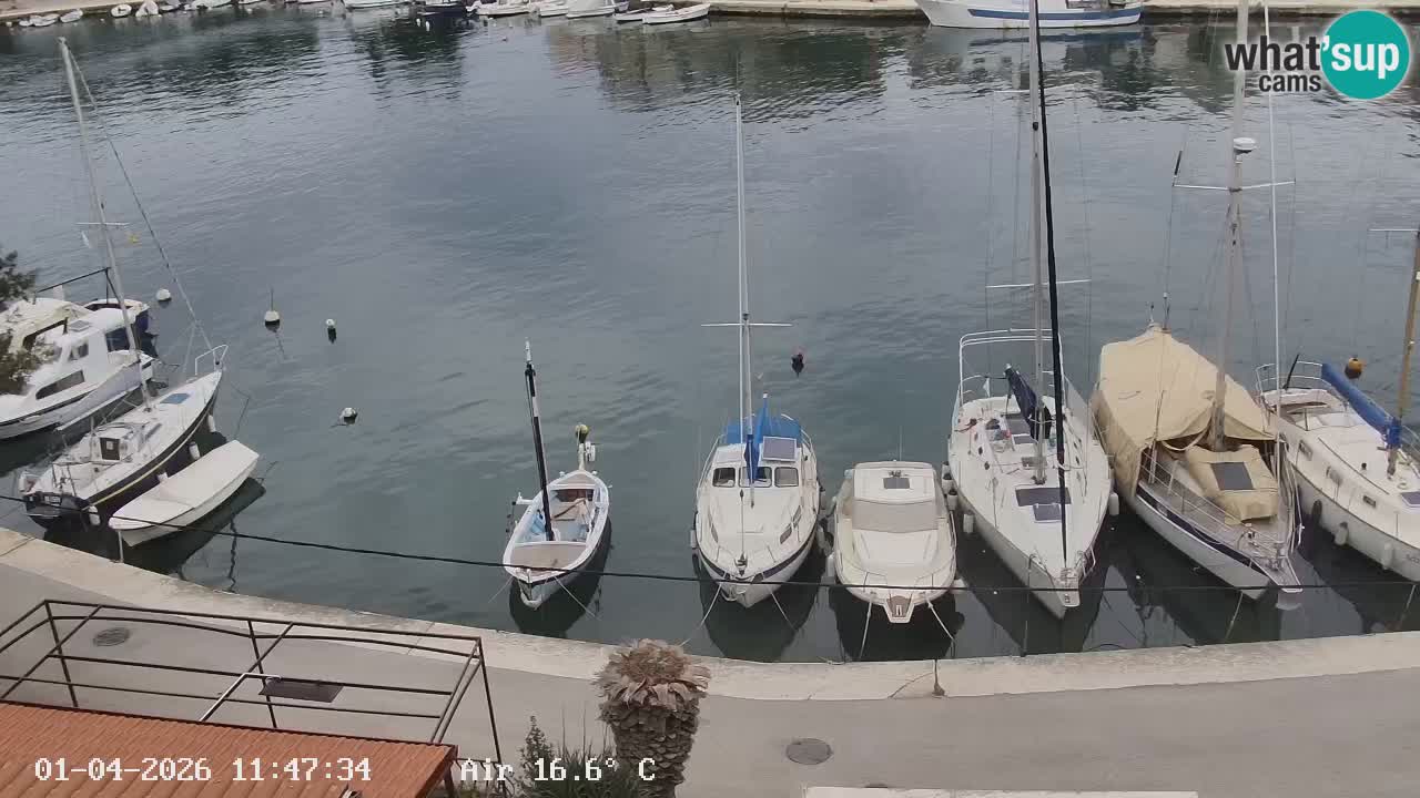 Webcam Vrboska marina | Hvar Insel | Dalmatien