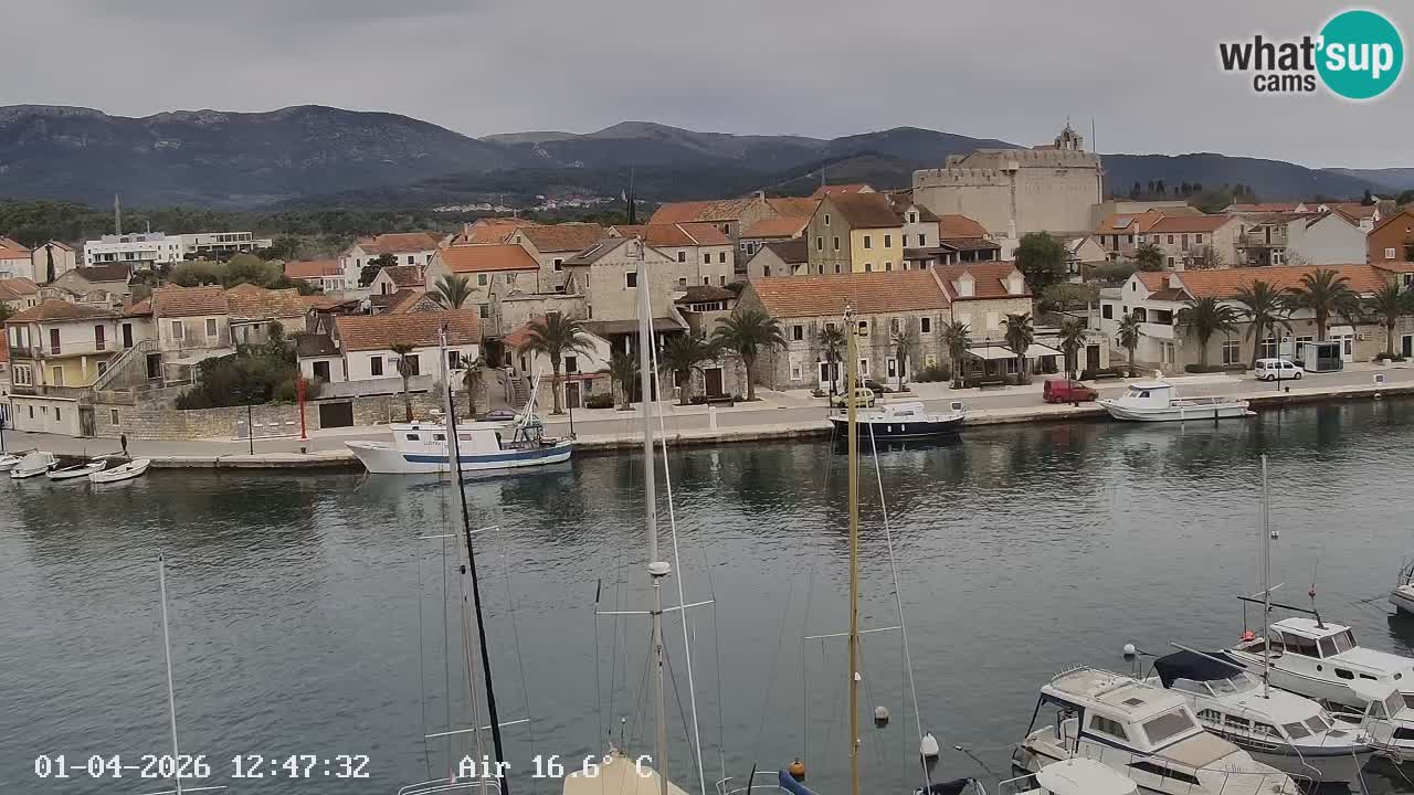 Livecam Vrboska marina | Hvar island | Dalmatia