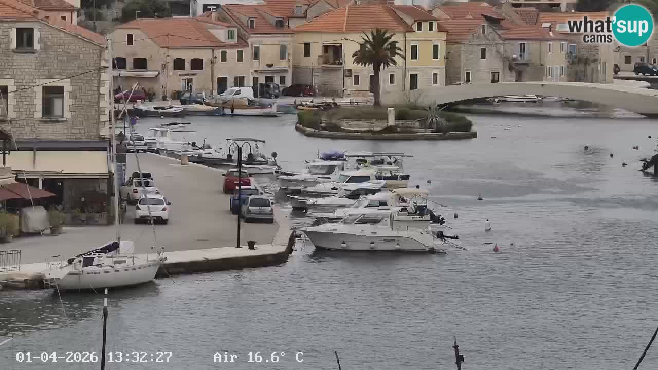 Livecam Hvar Vrboska marina | Île de Hvar | Dalmatia