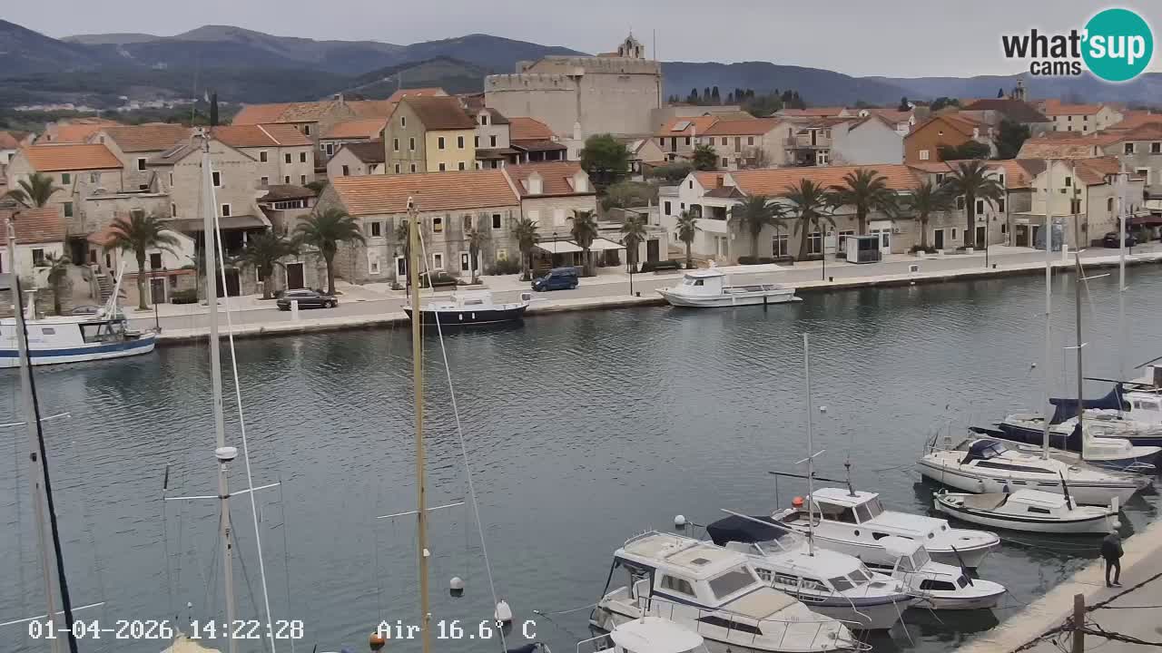Webcam Vrboska marina | Hvar Insel | Dalmatien