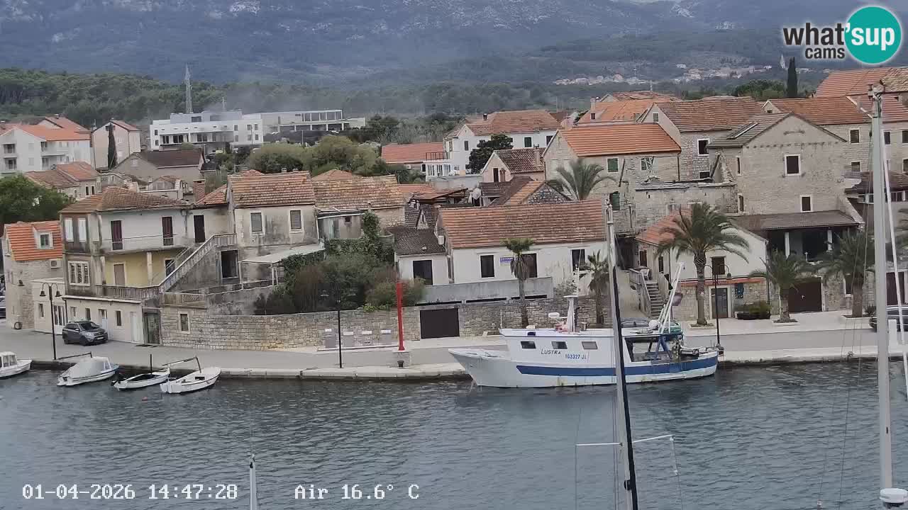Webcam Hvar Vrboska marina | Dalmazia