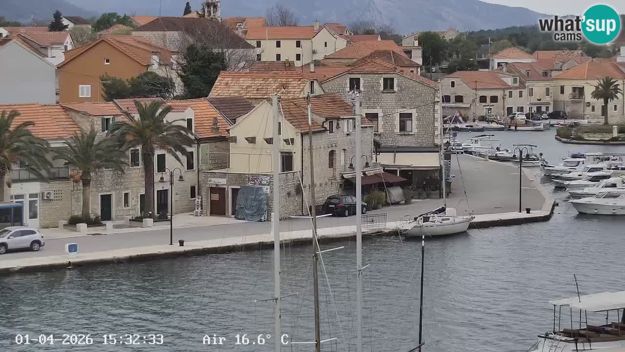 Livecam Hvar Vrboska marina | Île de Hvar | Dalmatia