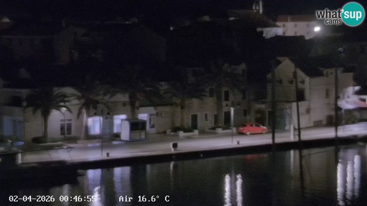 Webcam Hvar Vrboska marina | Dalmazia
