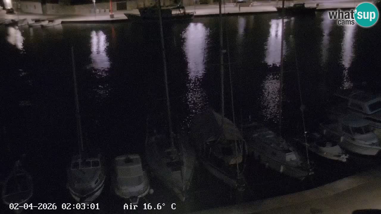 Webcam Vrboska marina | Hvar Insel | Dalmatien