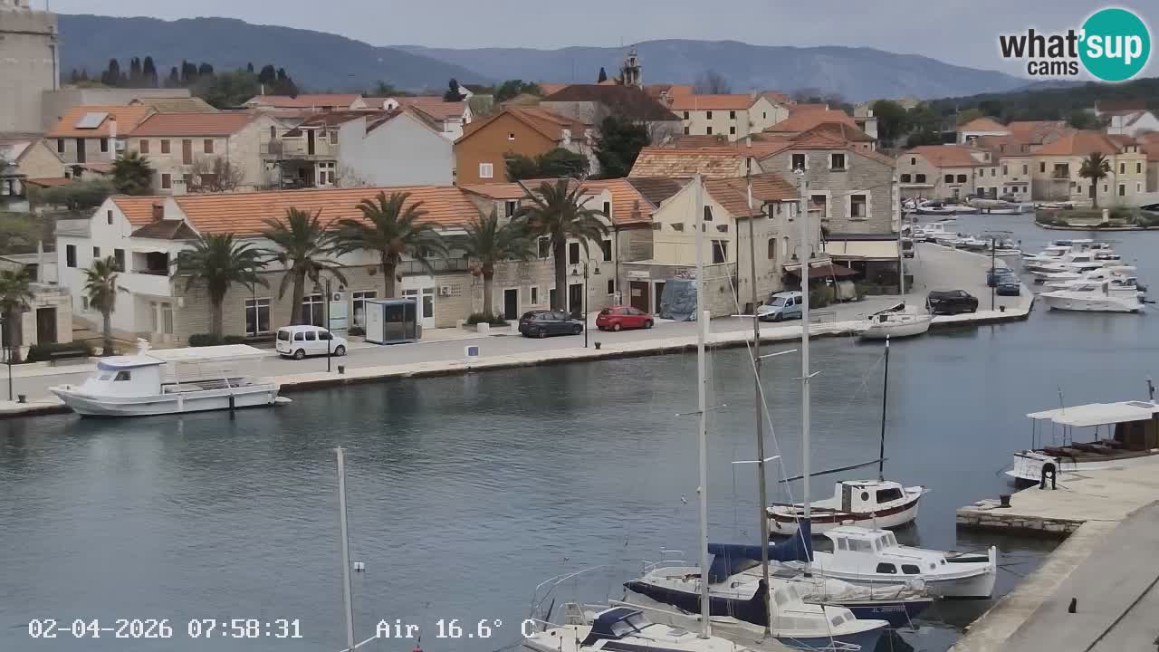 Webcam Hvar Vrboska marina | Dalmazia