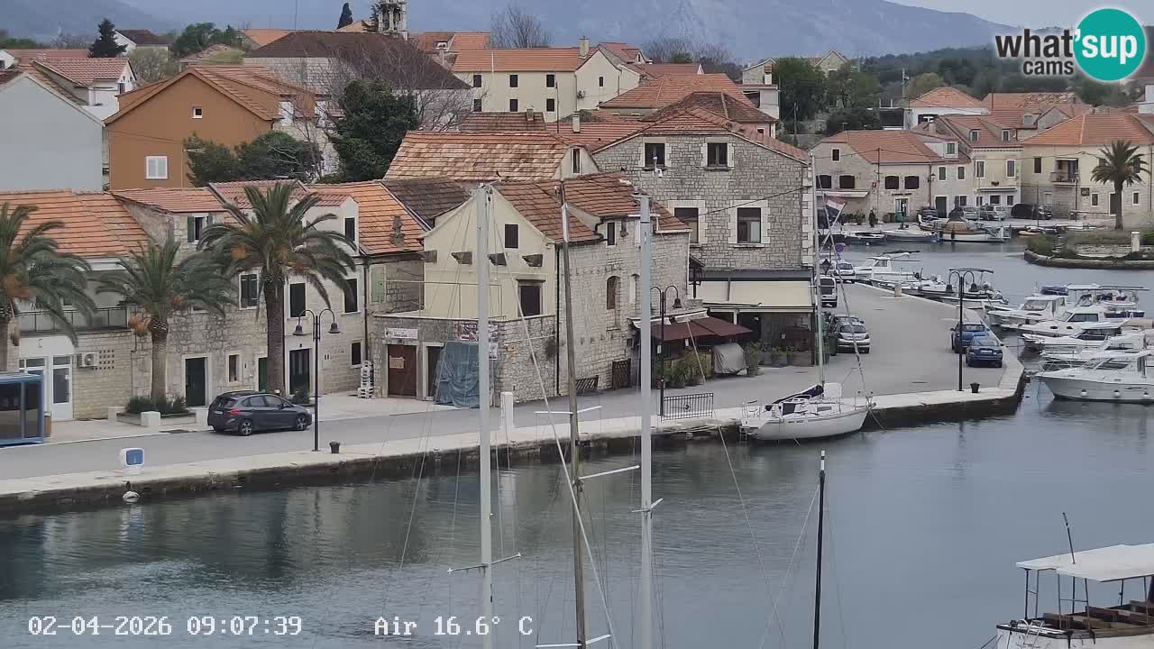 Livecam Hvar Vrboska marina | Île de Hvar | Dalmatia