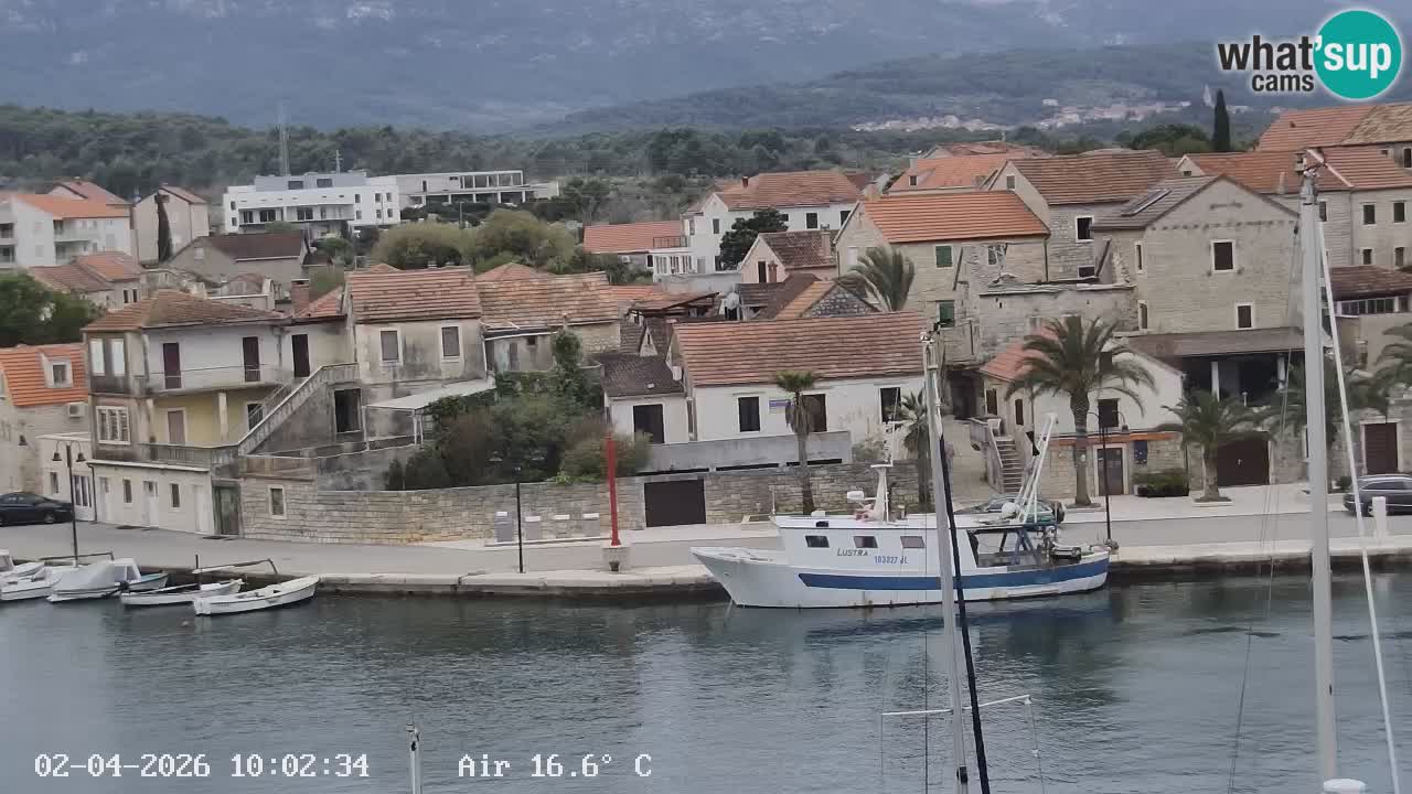 Webcam Hvar Vrboska marina | Dalmazia