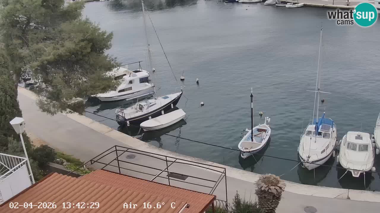 Livecam Hvar Vrboska marina | Île de Hvar | Dalmatia