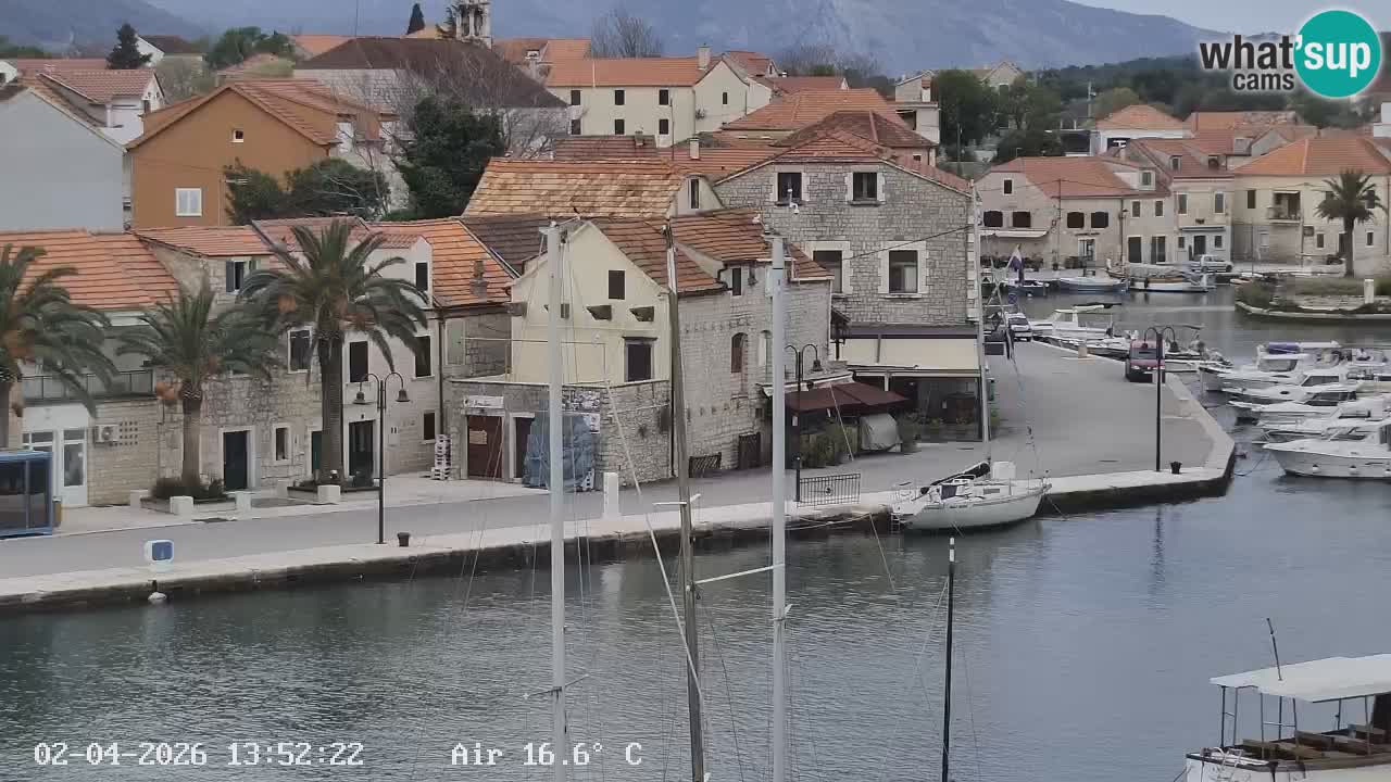 Webcam Hvar Vrboska marina | Dalmazia