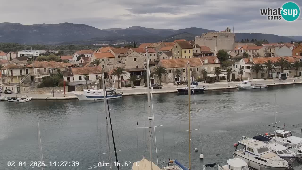 Webcam Vrboska marina | Hvar Insel | Dalmatien
