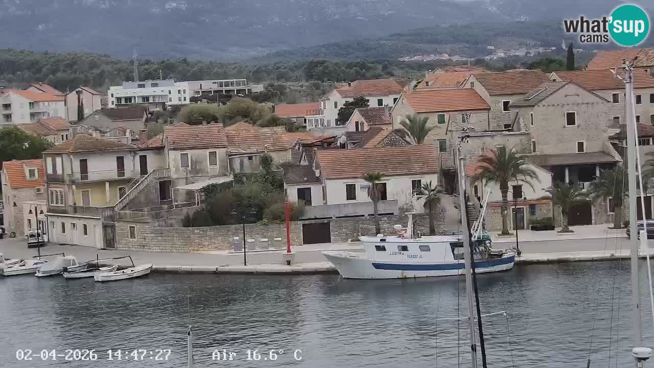 Livecam Vrboska marina | Hvar island | Dalmatia