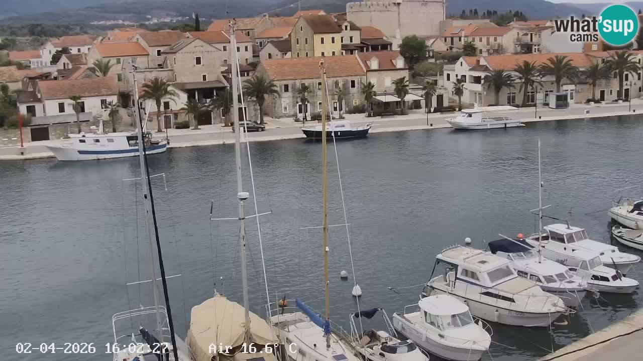 Webcam Vrboska marina | Hvar Insel | Dalmatien