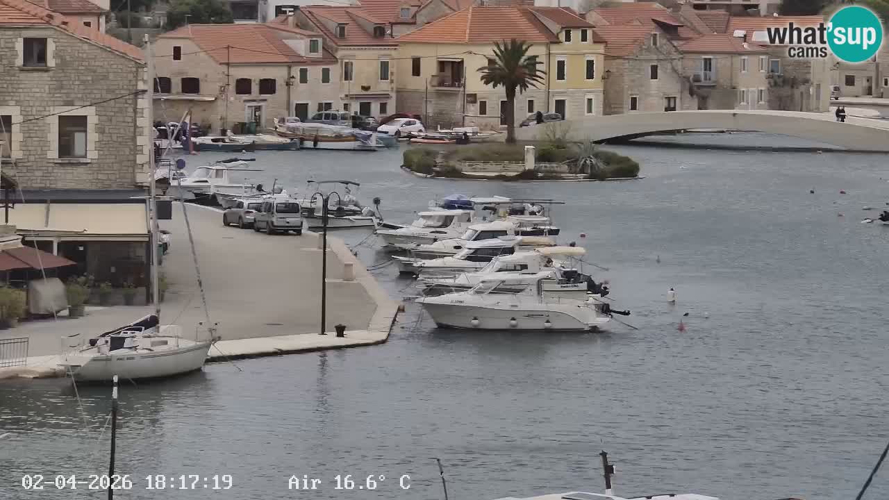 Webcam Vrboska marina | Hvar Insel | Dalmatien
